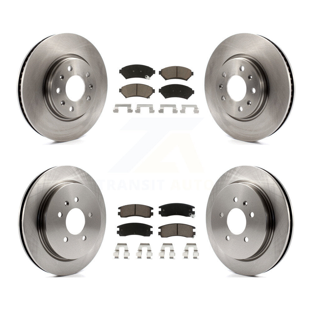 Disc Rotors and Ceramic Brake Pads Kit-K8C-100856 - Kit.bestparts.ca