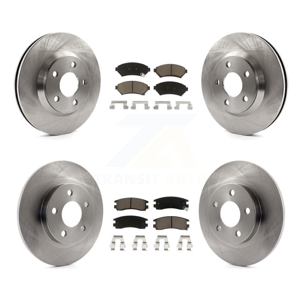 Disc Rotors and Ceramic Brake Pads Kit-K8C-100860 - Kit.bestparts.ca