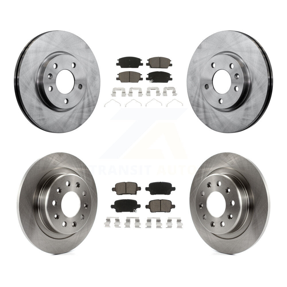 Disc Rotors and Ceramic Brake Pads Kit-K8C-100870 - Kit.bestparts.ca