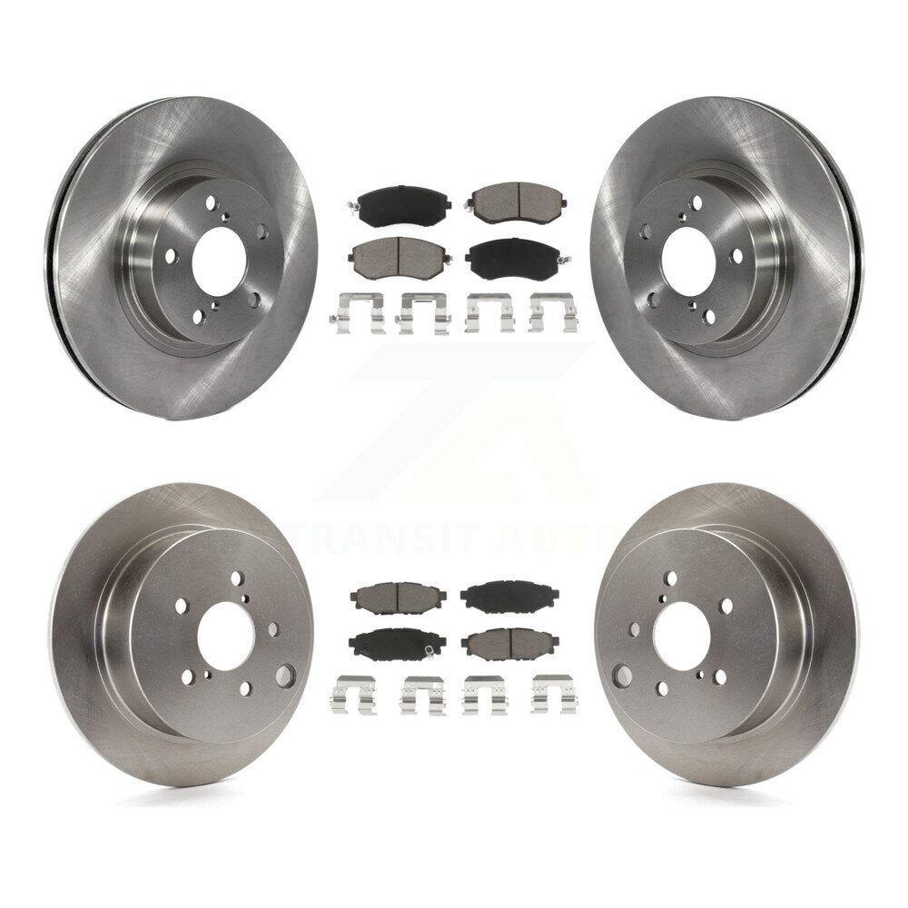 Disc Rotors and Ceramic Brake Pads Kit-K8C-100917 - Kit.bestparts.ca