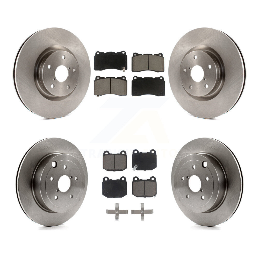 Disc Rotors and Ceramic Brake Pads Kit-K8C-100918 - Kit.bestparts.ca