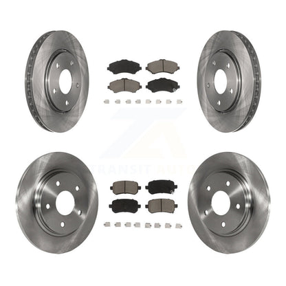 Disc Rotors and Ceramic Brake Pads Kit-K8C-101026 - Kit.bestparts.ca