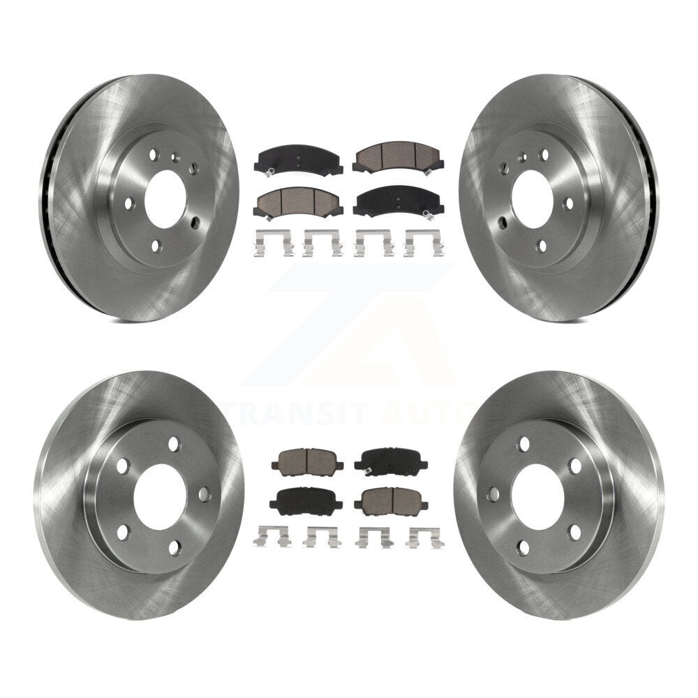 Disc Rotors and Ceramic Brake Pads Kit-K8C-101074 - Kit.bestparts.ca