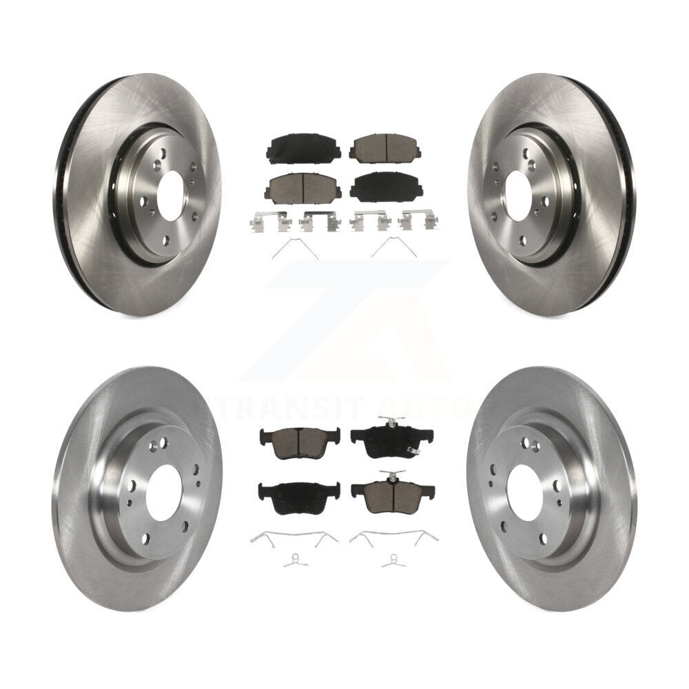 Disc Rotors and Ceramic Brake Pads Kit-K8C-101156 - Kit.bestparts.ca