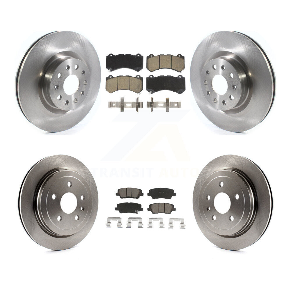 Disc Rotors and Ceramic Brake Pads Kit-K8C-101211 - Kit.bestparts.ca