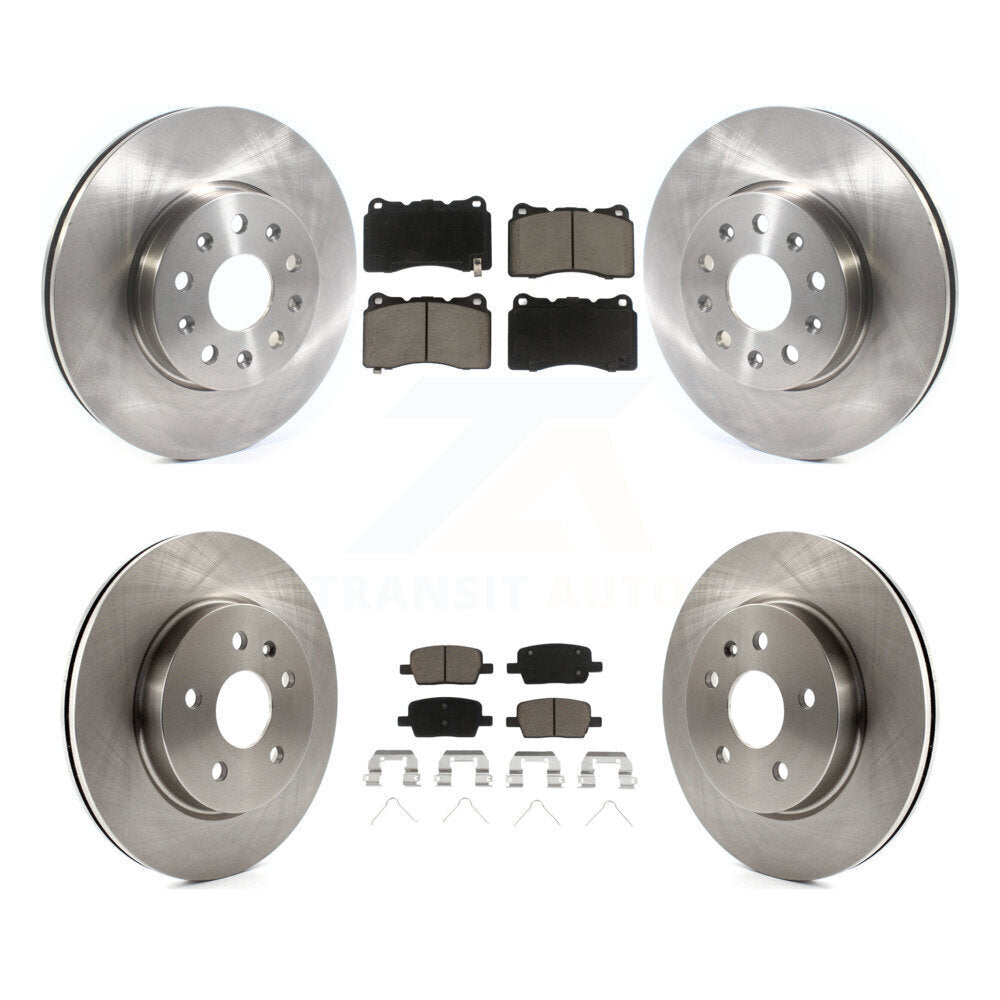 Disc Rotors and Ceramic Brake Pads Kit-K8C-101214 - Kit.bestparts.ca