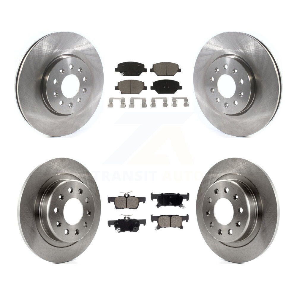 Disc Rotors and Ceramic Brake Pads Kit-K8C-101215 - Kit.bestparts.ca