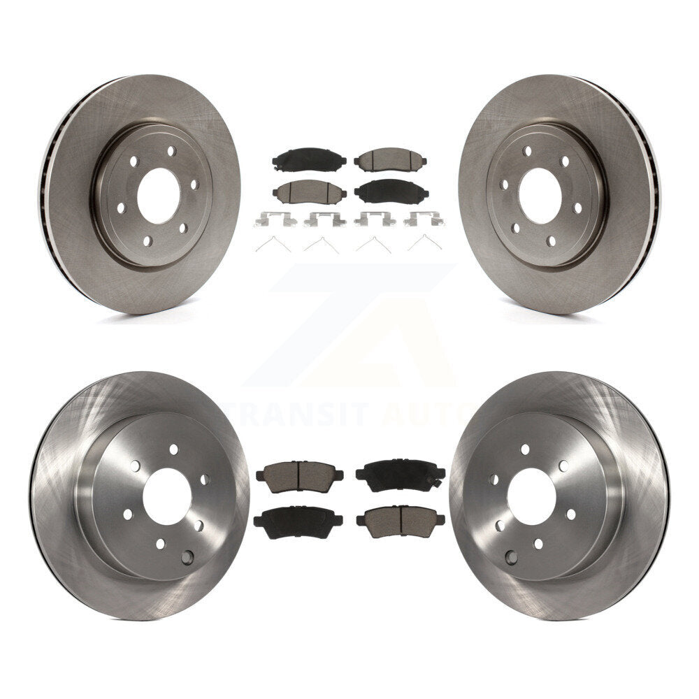 Disc Rotors and Ceramic Brake Pads Kit-K8C-101250 - Kit.bestparts.ca