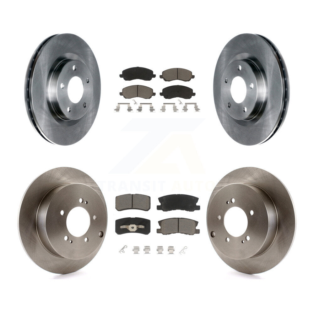 Disc Rotors and Ceramic Brake Pads Kit-K8C-101258 - Kit.bestparts.ca