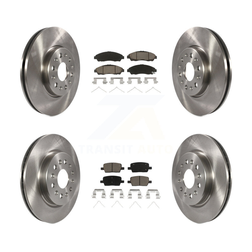 Disc Rotors and Ceramic Brake Pads Kit-K8C-101277 - Kit.bestparts.ca