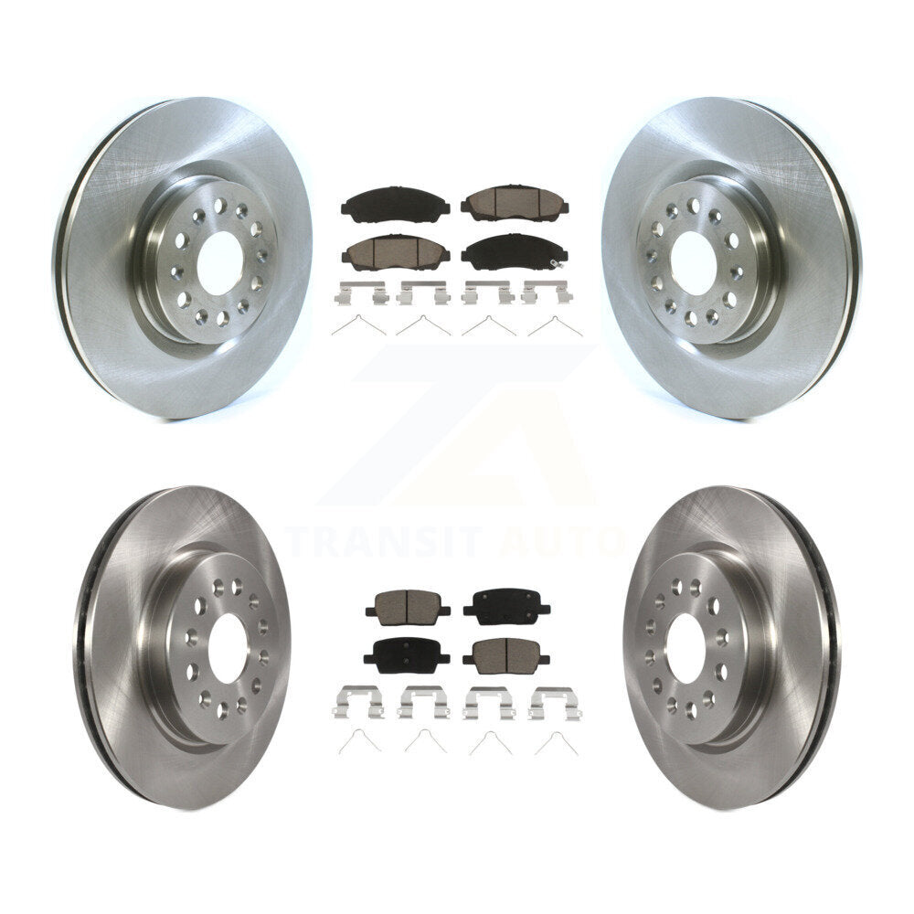 Disc Rotors and Ceramic Brake Pads Kit-K8C-101278 - Kit.bestparts.ca