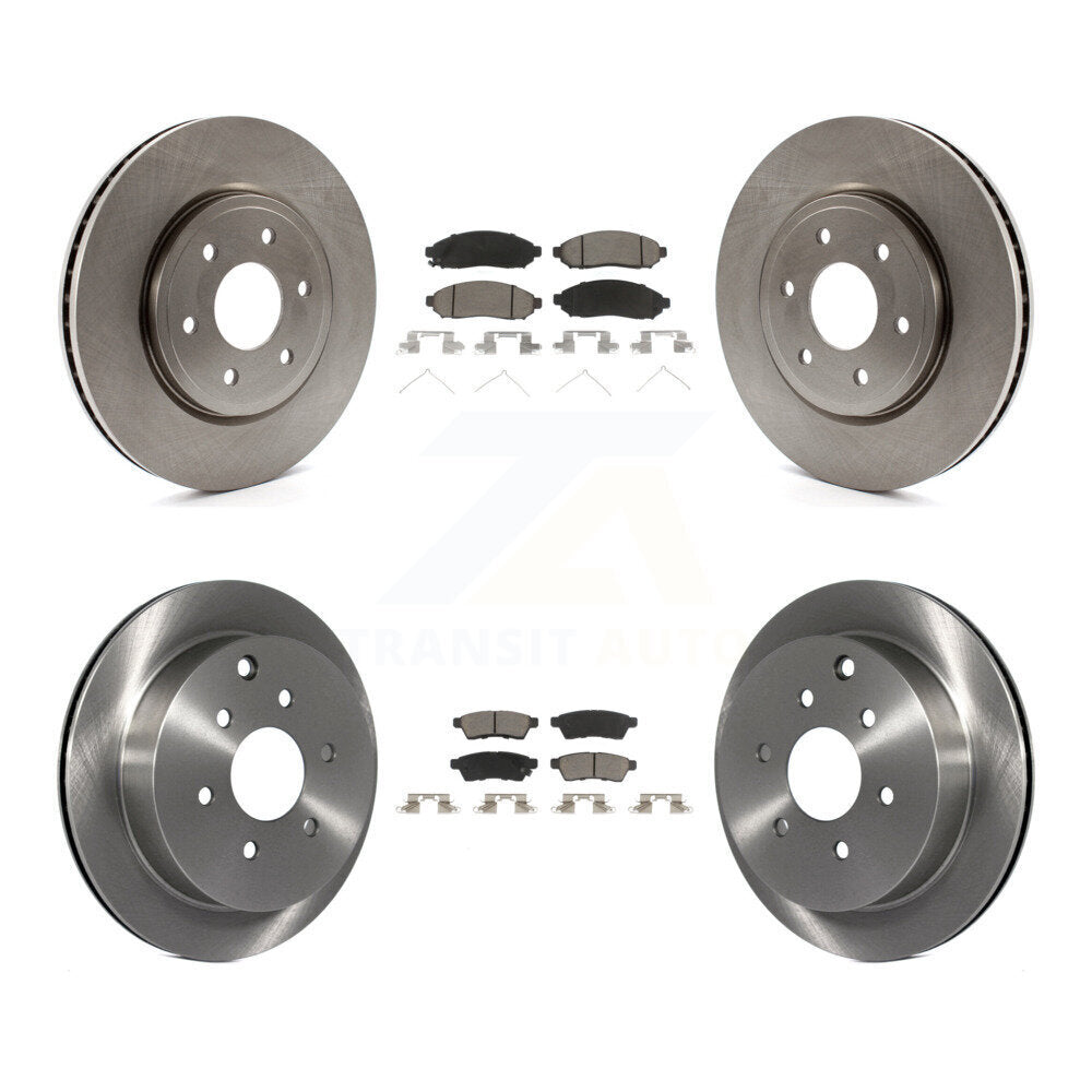 Disc Rotors and Ceramic Brake Pads Kit-K8C-101356 - Kit.bestparts.ca