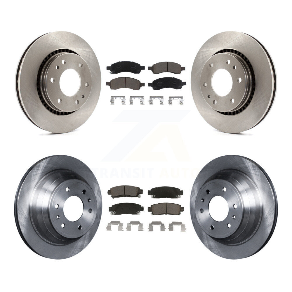 Disc Rotors and Ceramic Brake Pads Kit-K8C-101417 - Kit.bestparts.ca