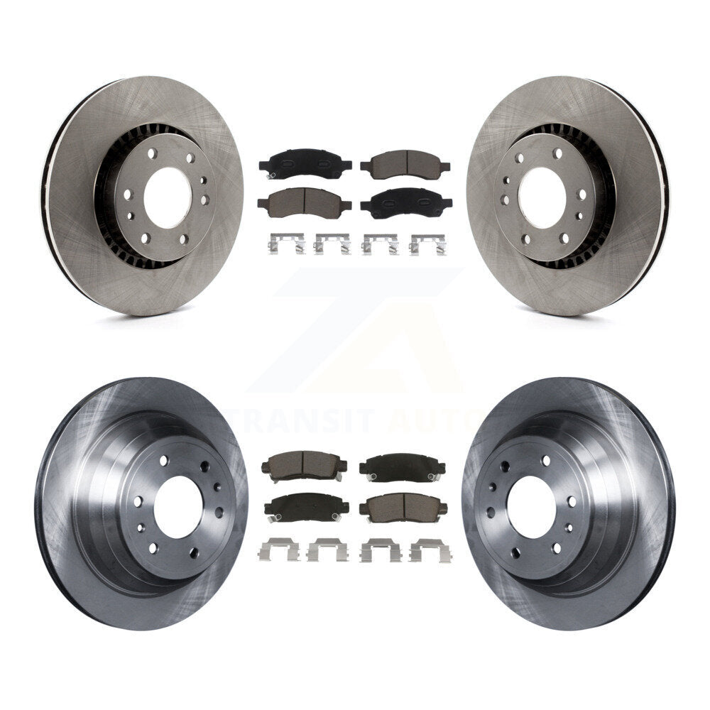 Disc Rotors and Ceramic Brake Pads Kit-K8C-101419 - Kit.bestparts.ca