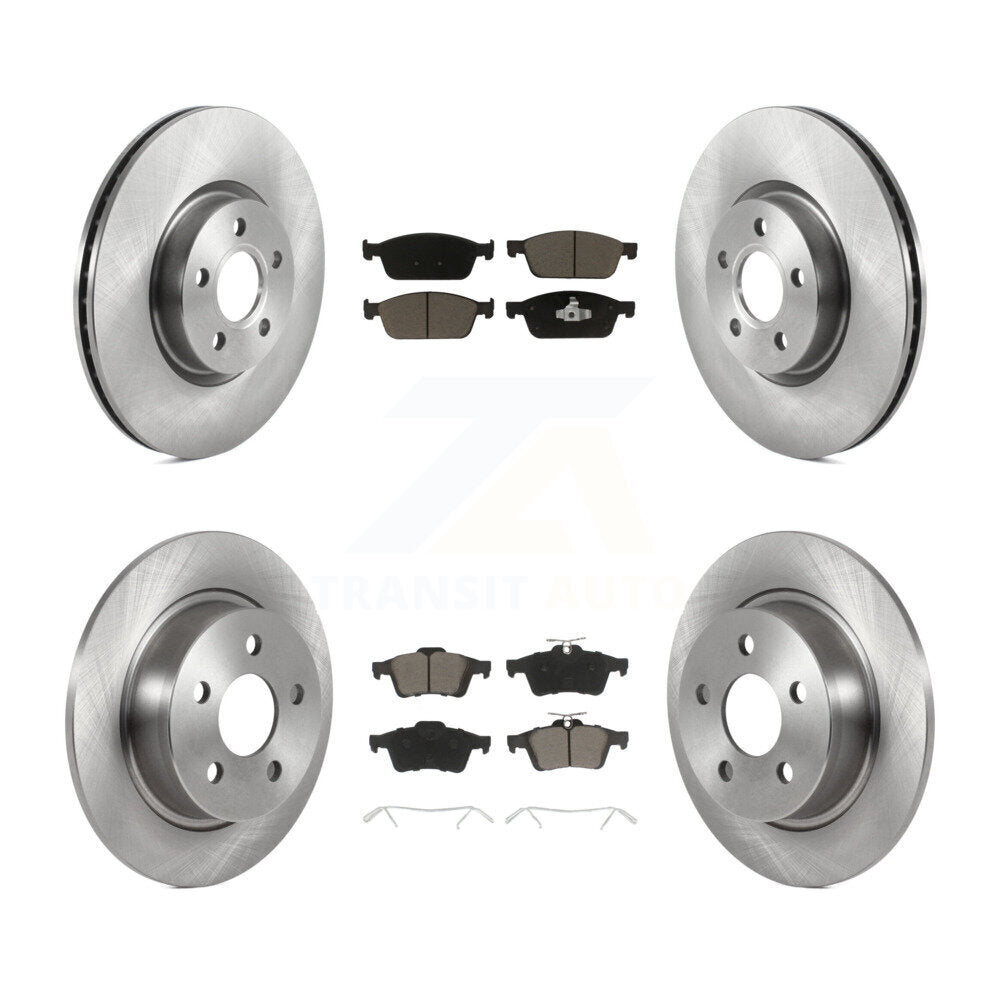 Disc Rotors and Ceramic Brake Pads Kit-K8C-101474 - Kit.bestparts.ca