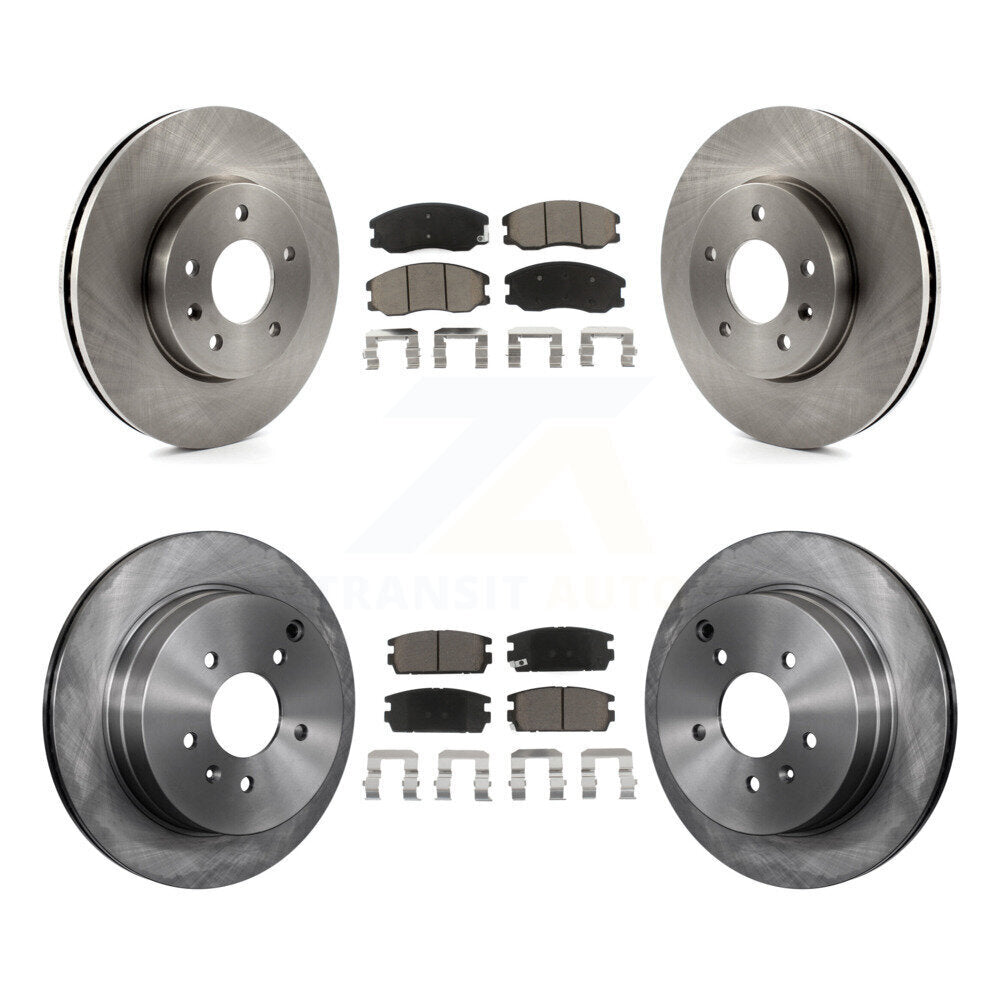 Disc Rotors and Ceramic Brake Pads Kit-K8C-101617 - Kit.bestparts.ca
