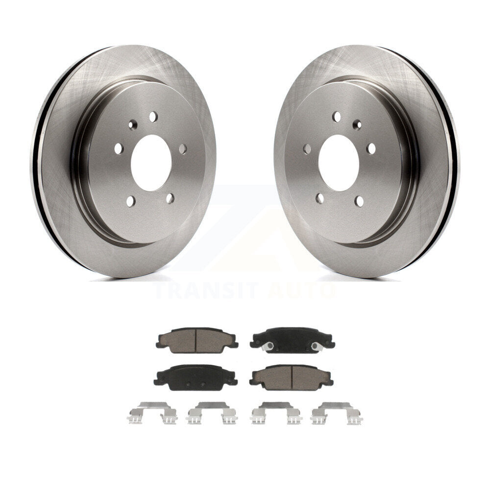 Disc Rotors and Ceramic Brake Pads Kit-K8C-101722 - Kit.bestparts.ca