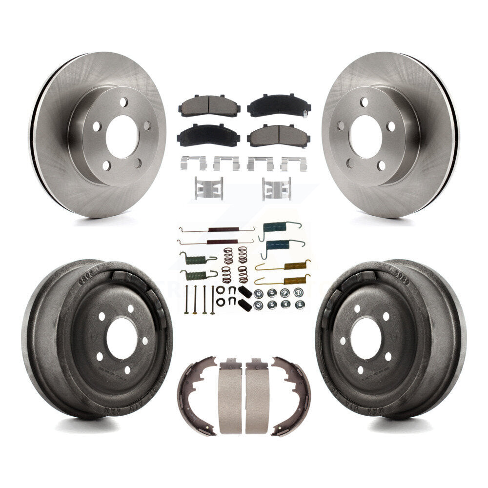Disc Rotors and Ceramic Brake Pads Kit-K8C-102353 - Kit.bestparts.ca