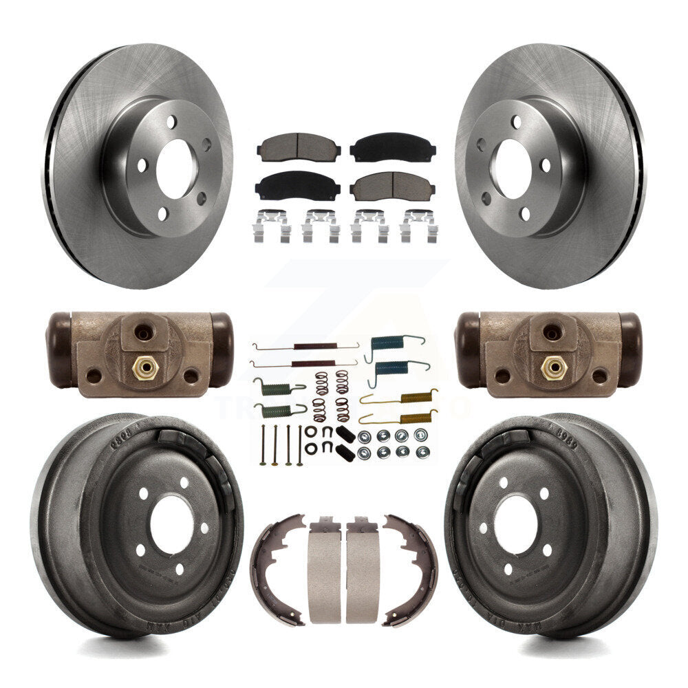 Disc Rotors and Ceramic Brake Pads Kit-K8C-102927 - Kit.bestparts.ca