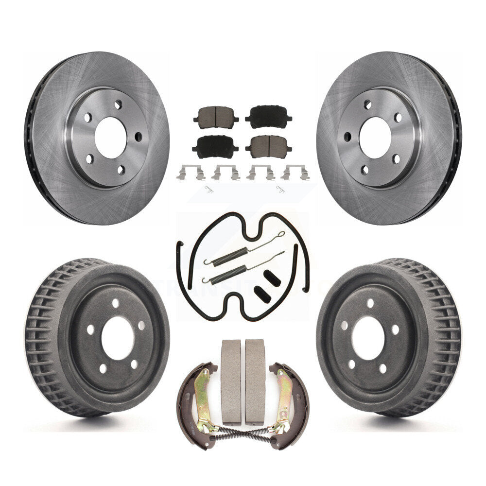 Disc Rotors and Ceramic Brake Pads Kit-K8C-103255 - Kit.bestparts.ca