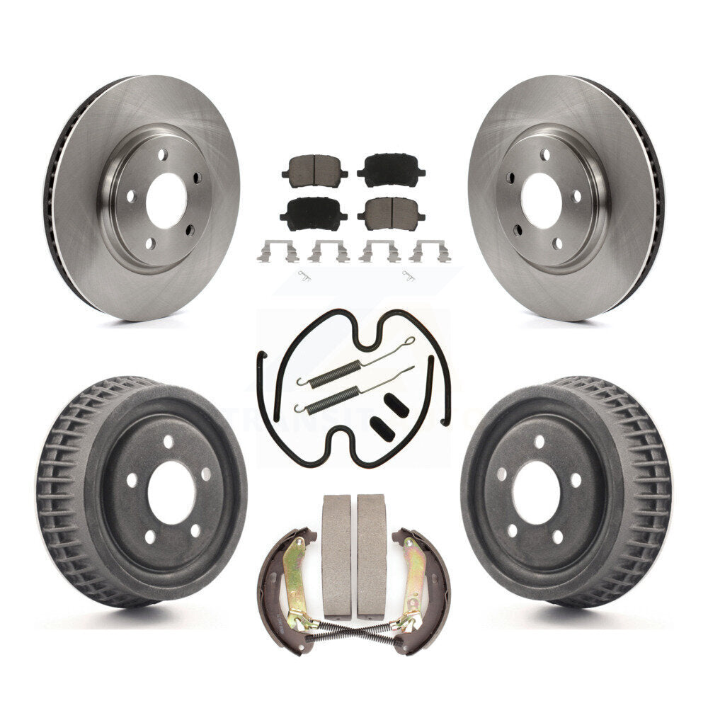 Disc Rotors and Ceramic Brake Pads Kit-K8C-103256 - Kit.bestparts.ca