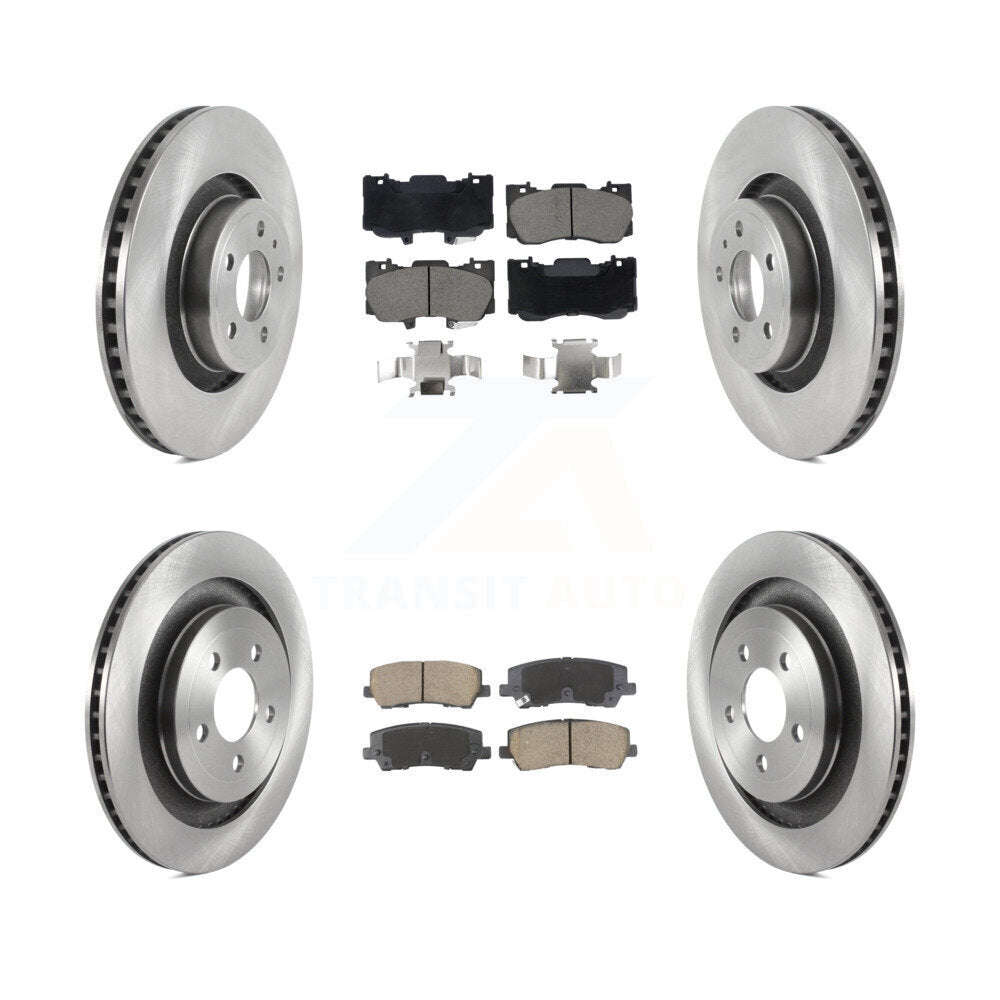 Disc Rotors and Ceramic Brake Pads Kit-K8C-103403 - Kit.bestparts.ca