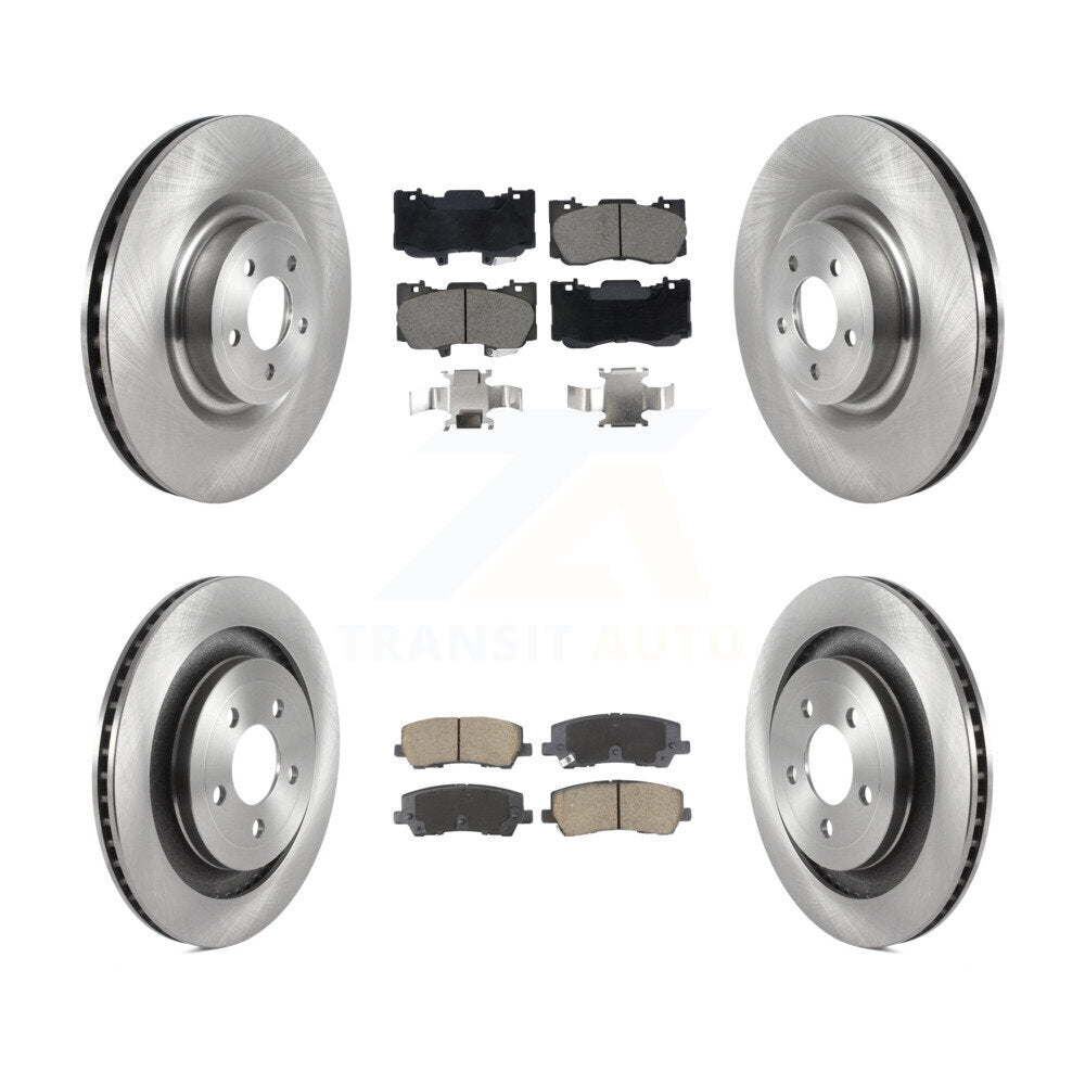 Disc Rotors and Ceramic Brake Pads Kit-K8C-103405 - Kit.bestparts.ca