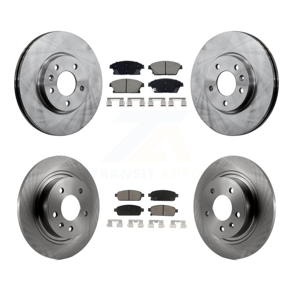 Disc Rotors and Ceramic Brake Pads Kit-K8C-103420 - Kit.bestparts.ca