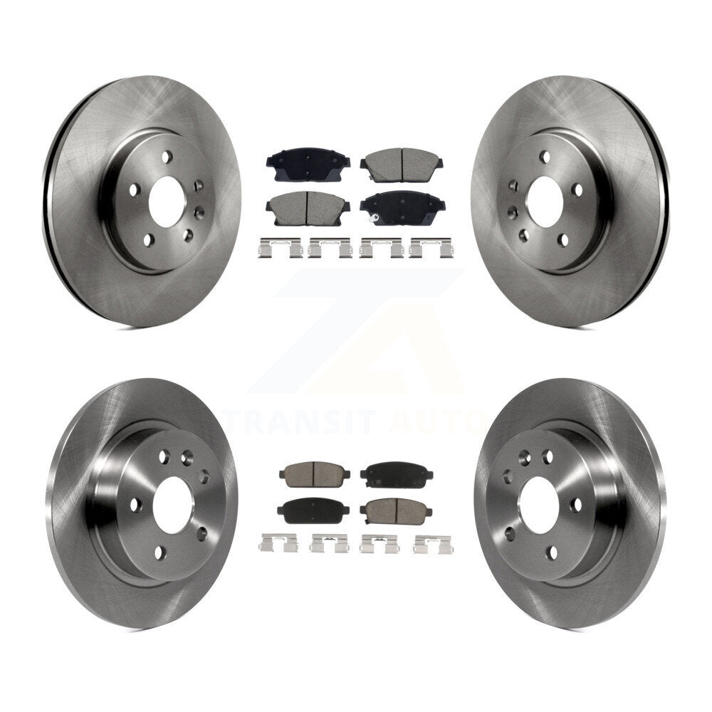 Disc Rotors and Ceramic Brake Pads Kit-K8C-103421 - Kit.bestparts.ca