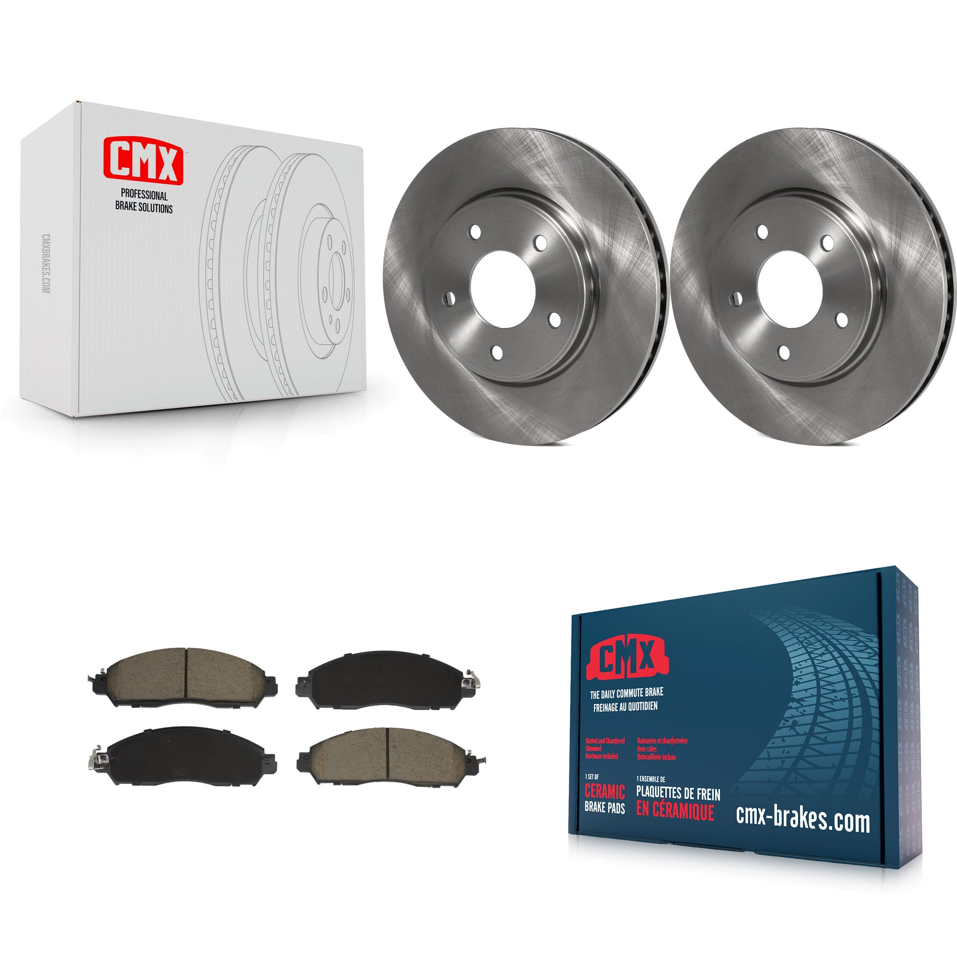 Disc Rotors and Ceramic Brake Pads Kit-K8C-103464