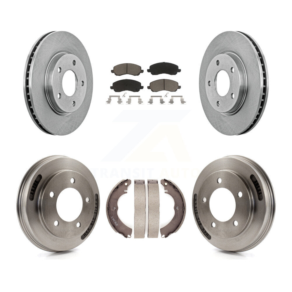 Disc Rotors and Ceramic Brake Pads Kit-K8C-103555 - Kit.bestparts.ca