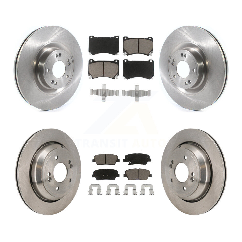 Disc Rotors and Ceramic Brake Pads Kit-K8C-103622 - Kit.bestparts.ca