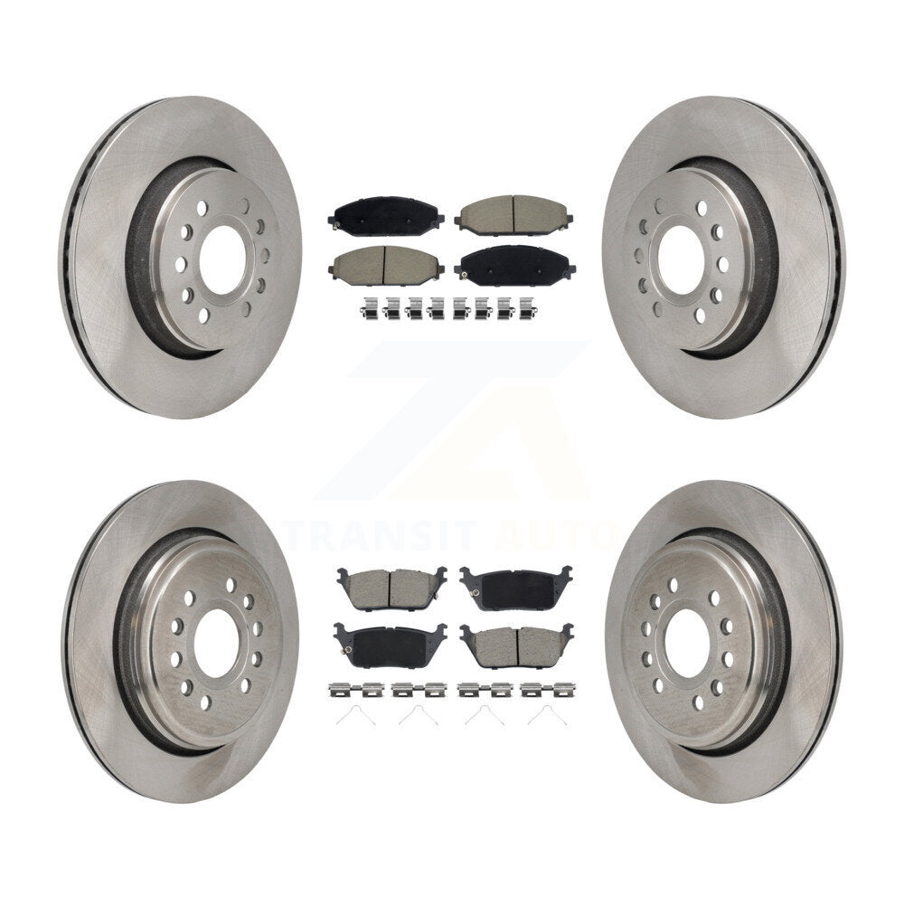 Disc Rotors and Ceramic Brake Pads Kit-K8C-103657 - Kit.bestparts.ca