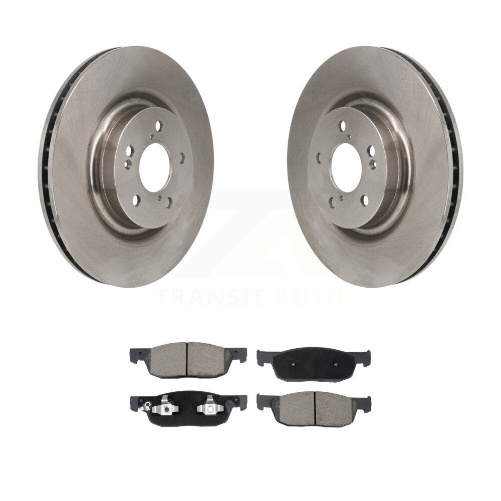Disc Rotors and Ceramic Brake Pads Kit-K8C-103684 - Kit.bestparts.ca