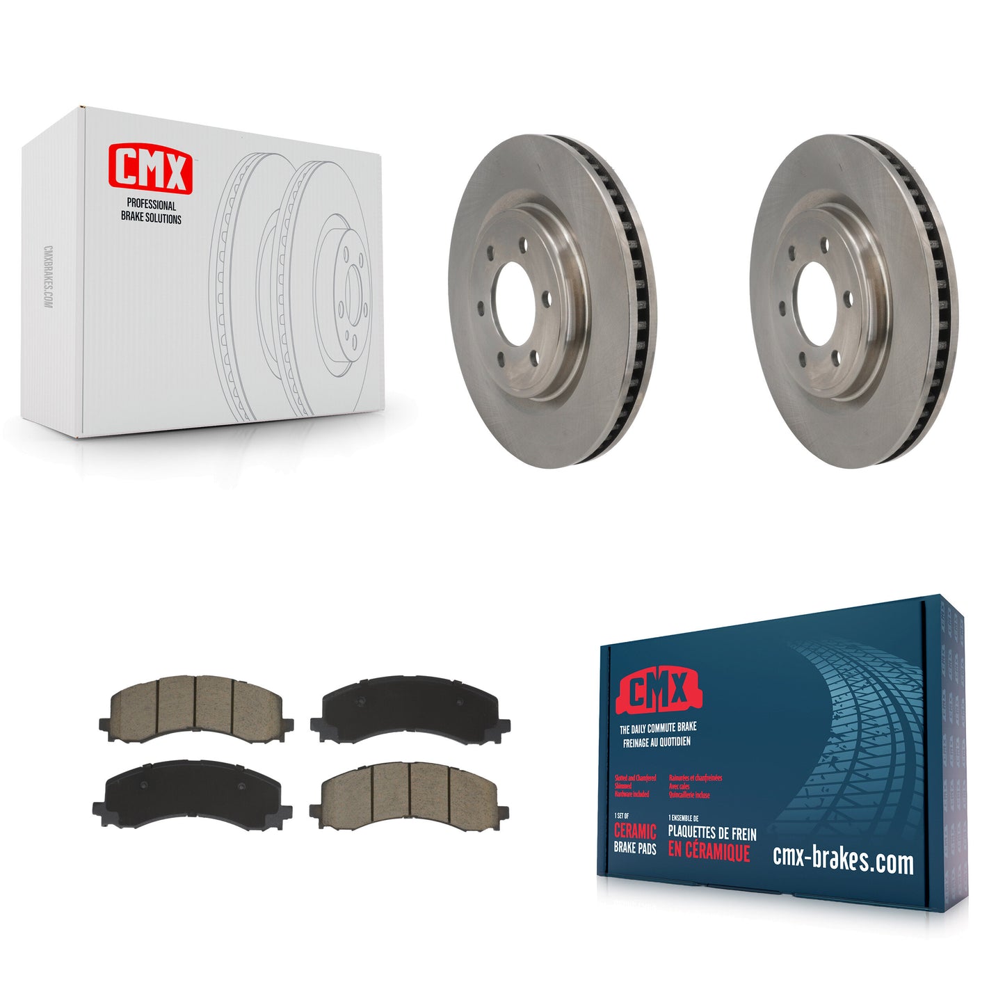 Disc Rotors and Ceramic Brake Pads Kit-K8C-103699 Kit.bestparts.ca