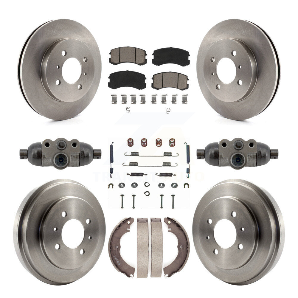 Disc Rotors and Ceramic Brake Pads Kit-K8C-103790 - Kit.bestparts.ca