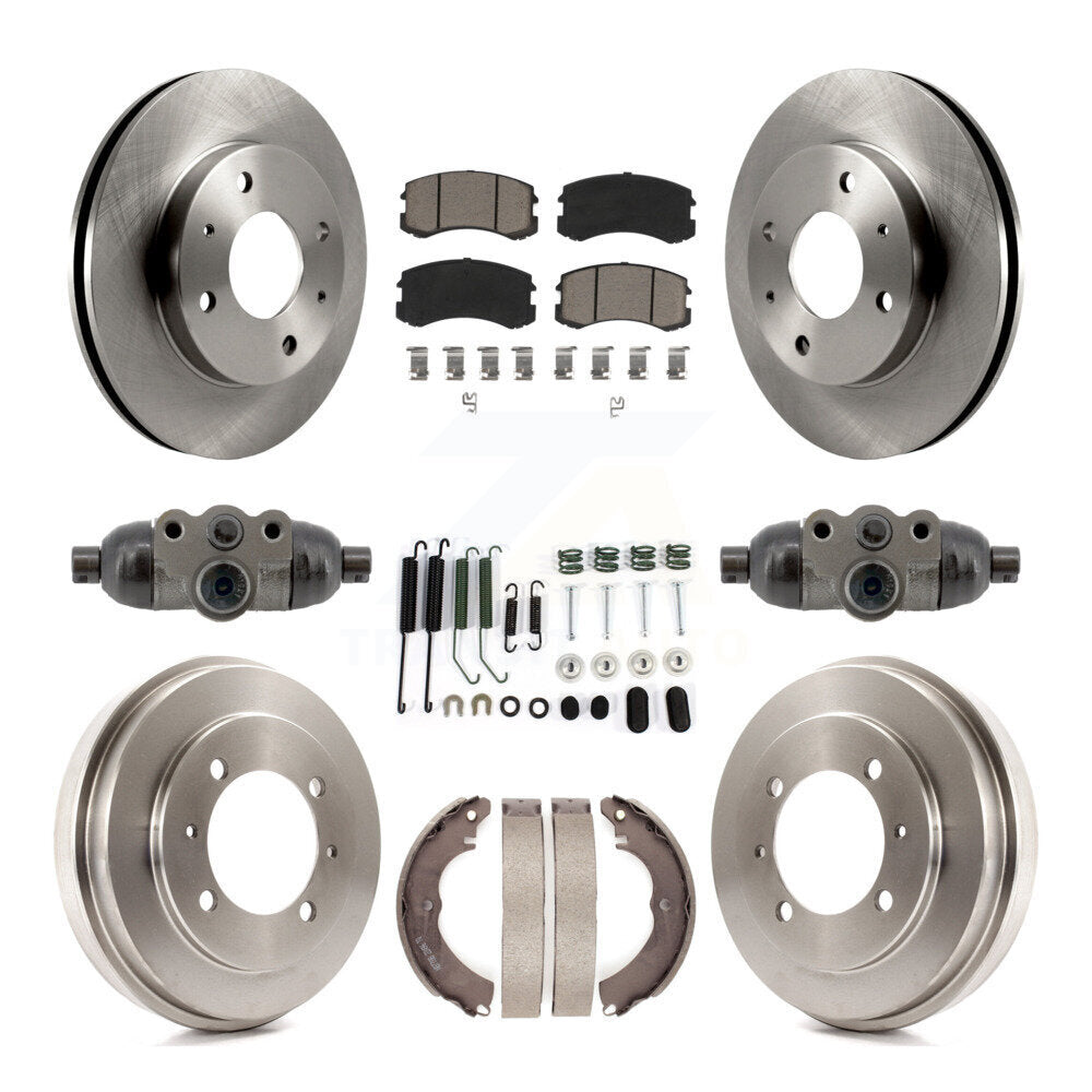 Disc Rotors and Ceramic Brake Pads Kit-K8C-103796 - Kit.bestparts.ca