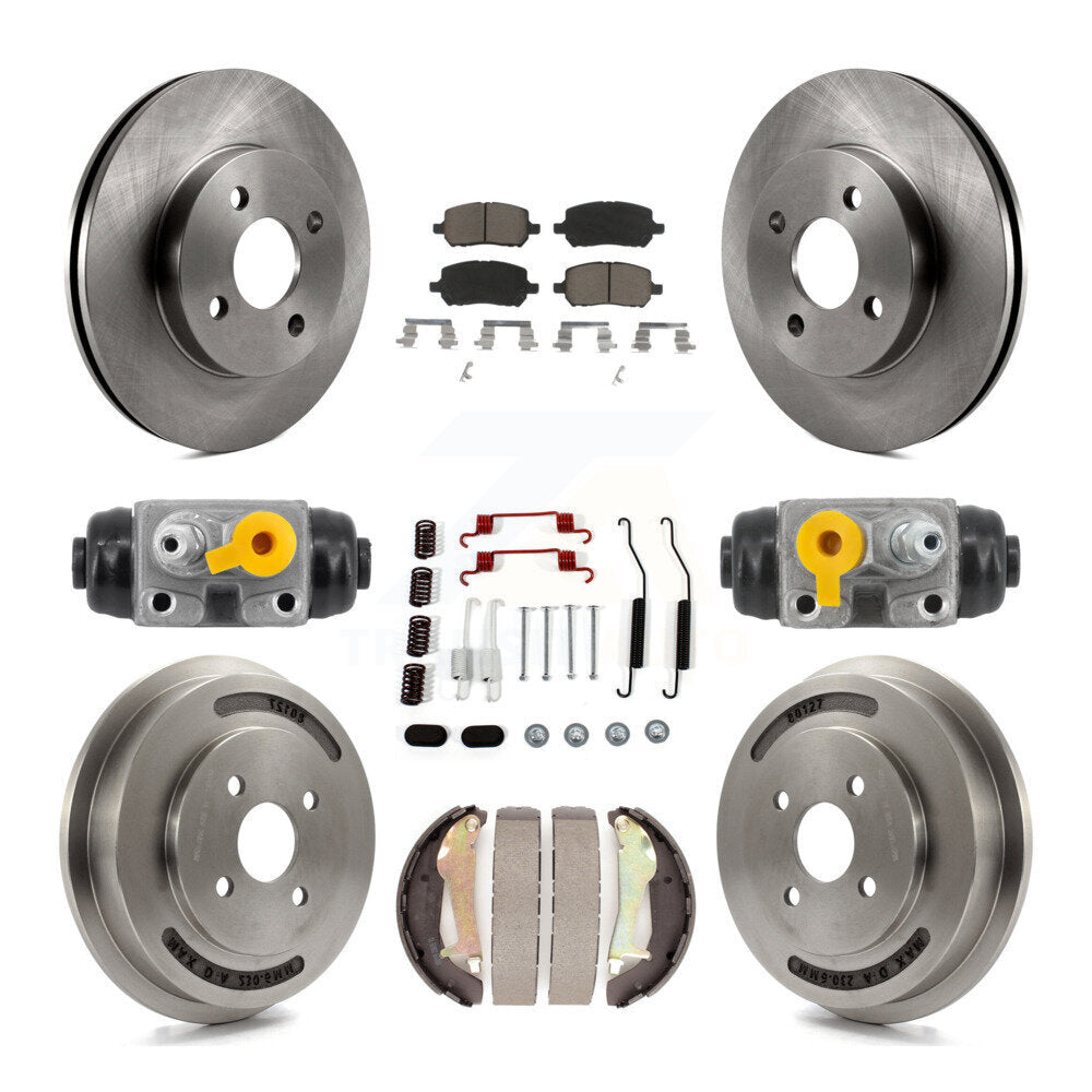 Disc Rotors and Ceramic Brake Pads Kit-K8C-103799 - Kit.bestparts.ca