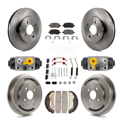 Disc Rotors and Ceramic Brake Pads Kit-K8C-103799 - Kit.bestparts.ca