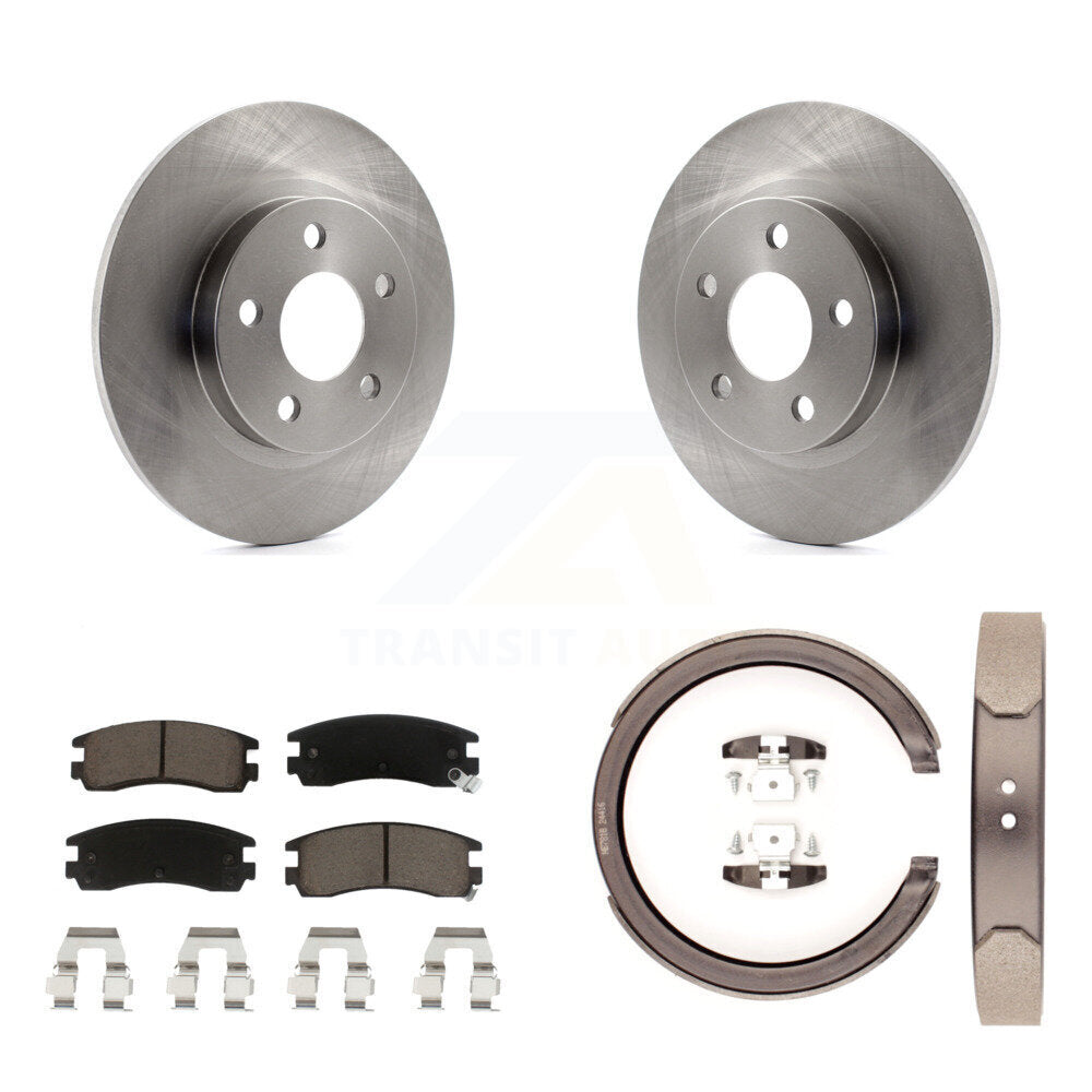 Disc Rotors and Ceramic Brake Pads Kit-K8C-103834 - Kit.bestparts.ca