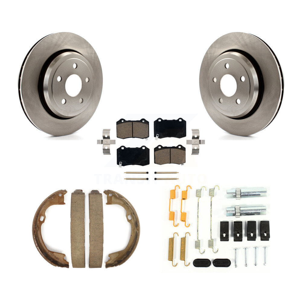 Disc Rotors and Ceramic Brake Pads Kit-K8C-104387 - Kit.bestparts.ca