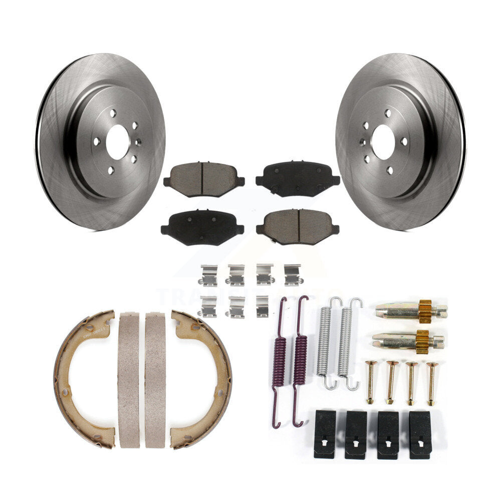 Disc Rotors and Ceramic Brake Pads Kit-K8C-104396 - Kit.bestparts.ca