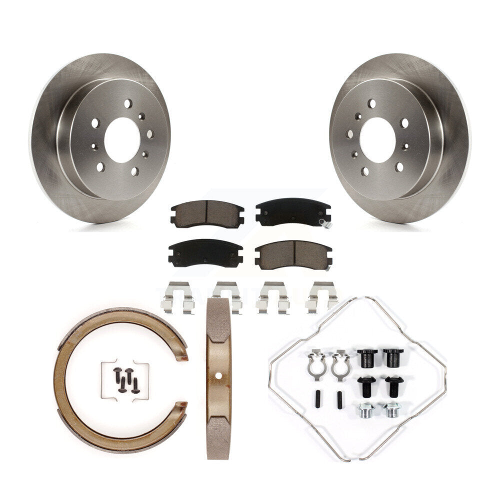 Disc Rotors and Ceramic Brake Pads Kit-K8C-104401 - Kit.bestparts.ca