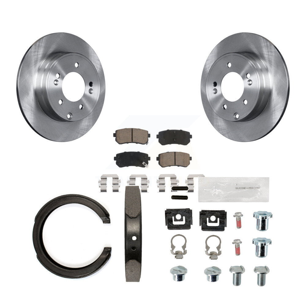 Disc Rotors and Ceramic Brake Pads Kit-K8C-104464 - Kit.bestparts.ca