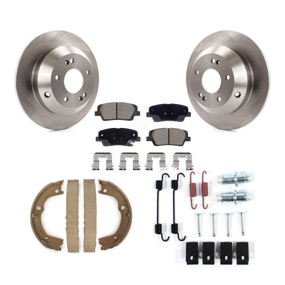 Disc Rotors and Ceramic Brake Pads Kit-K8C-104518 - Kit.bestparts.ca