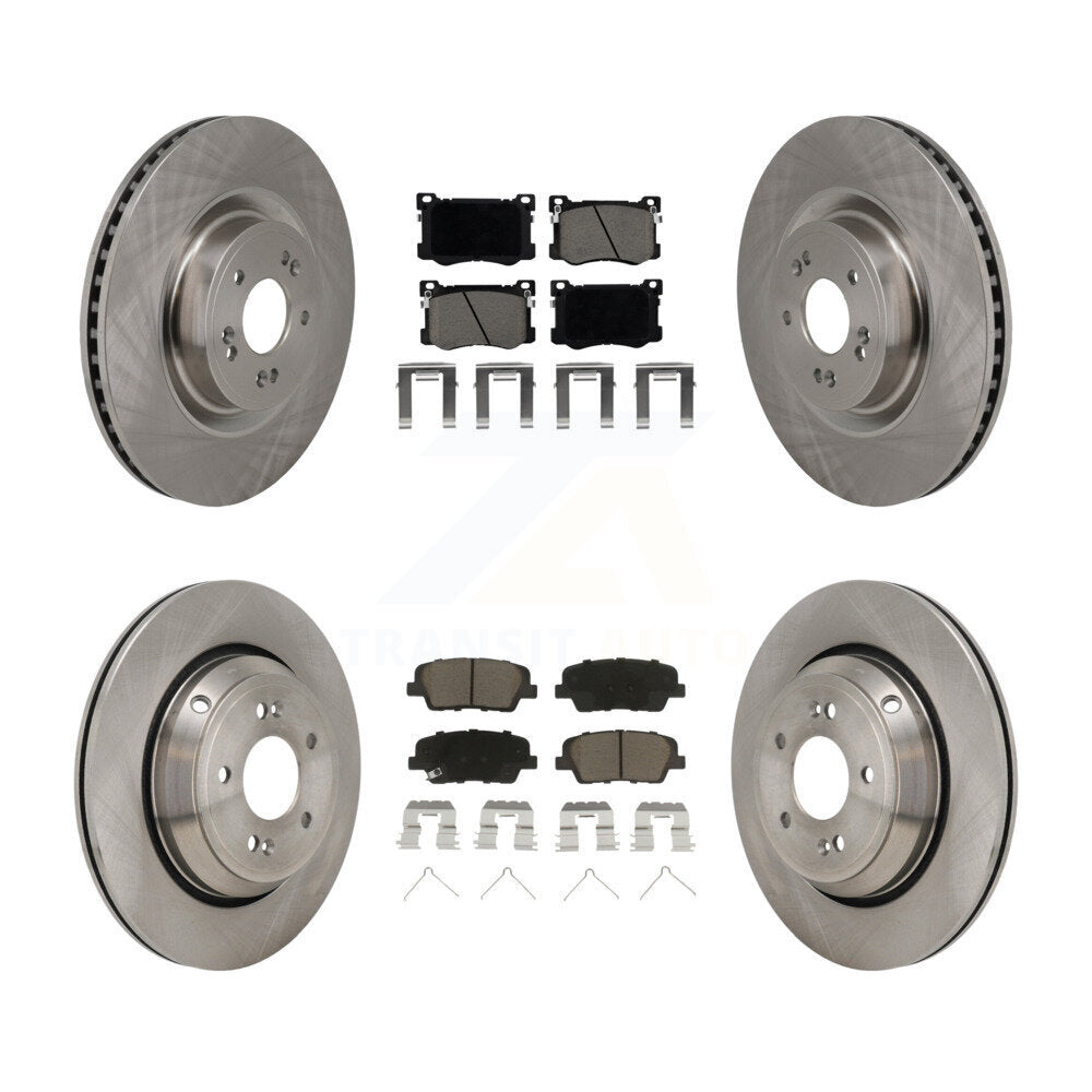 Disc Rotors and Ceramic Brake Pads Kit-K8C-104586