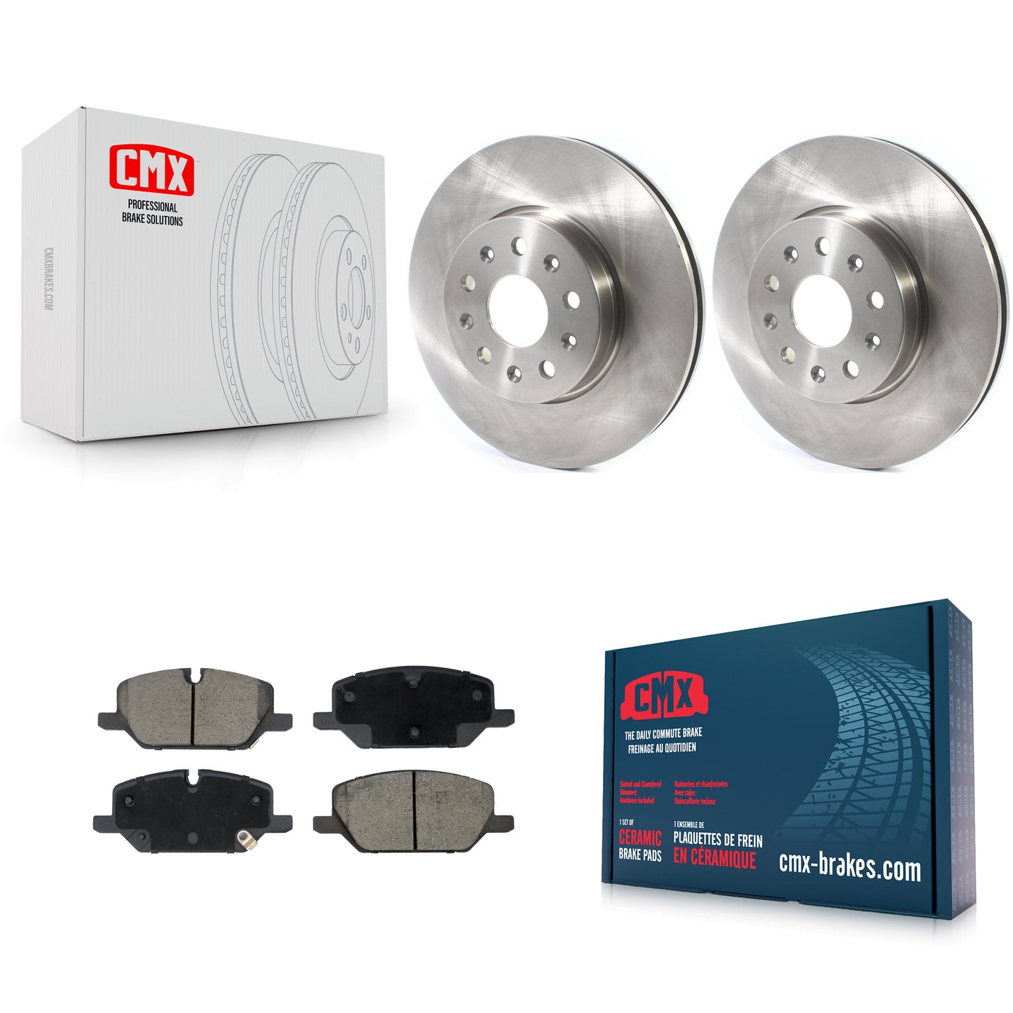 Disc Rotors and Ceramic Brake Pads Kit-K8C-104621 Kit.bestparts.ca
