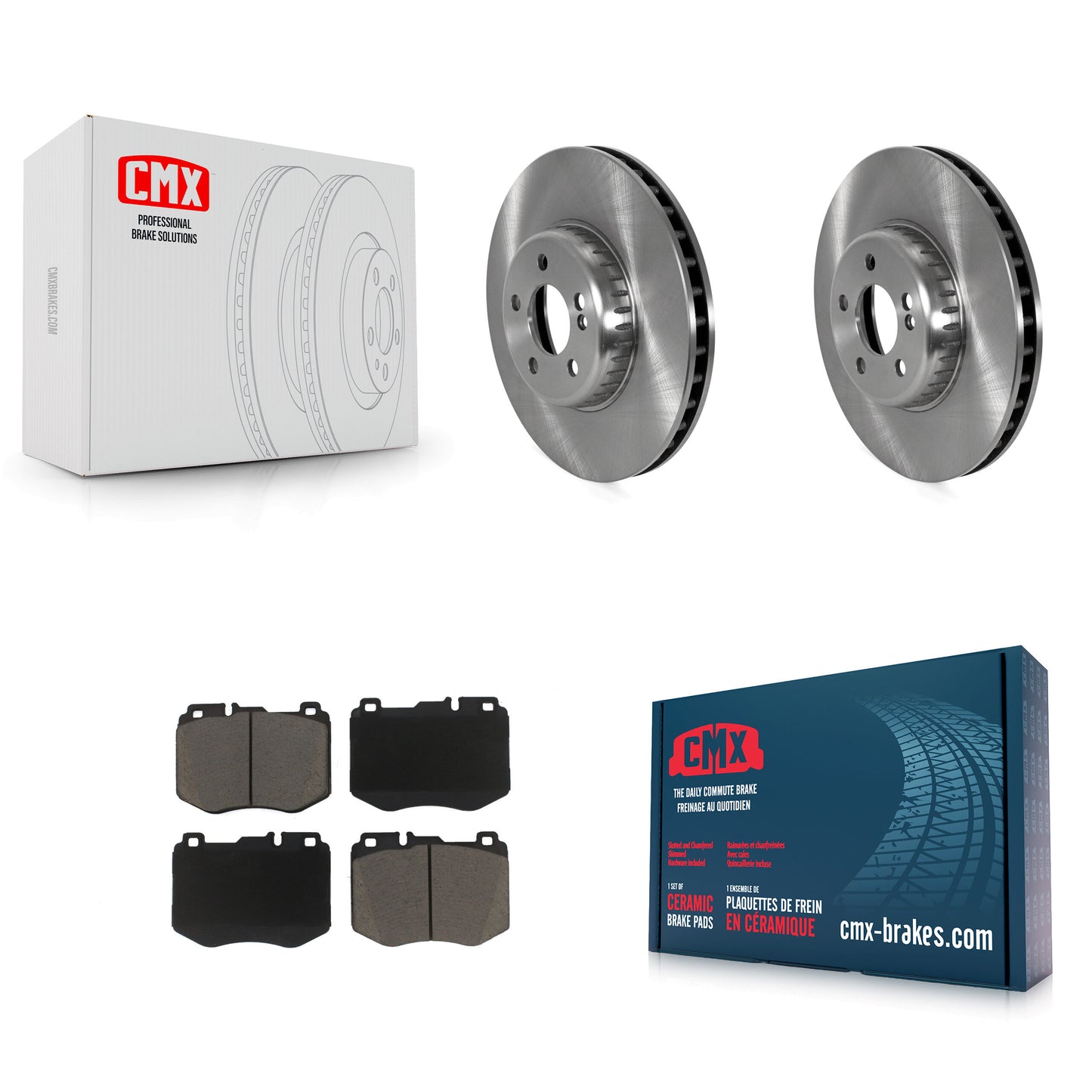 Disc Rotors and Ceramic Brake Pads Kit-K8C-104627 Kit.bestparts.ca