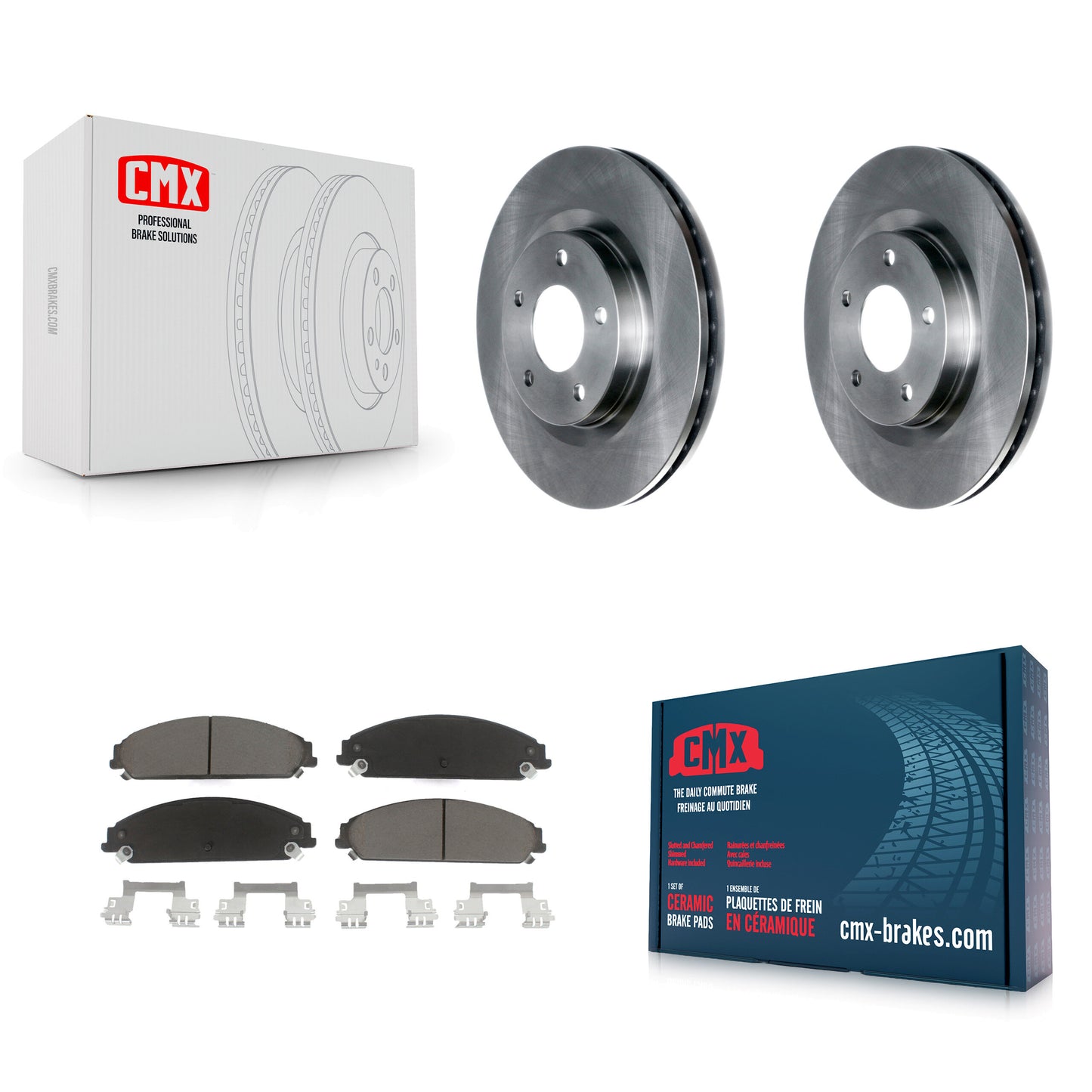 Disc Rotors and Ceramic Brake Pads Kit-K8C-104630 Kit.bestparts.ca