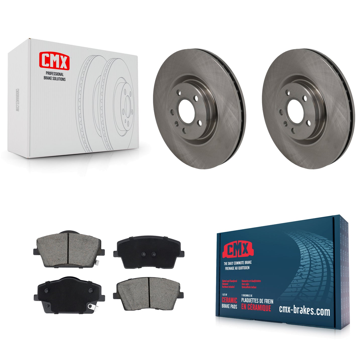 Disc Rotors and Ceramic Brake Pads Kit-K8C-104633 Kit.bestparts.ca